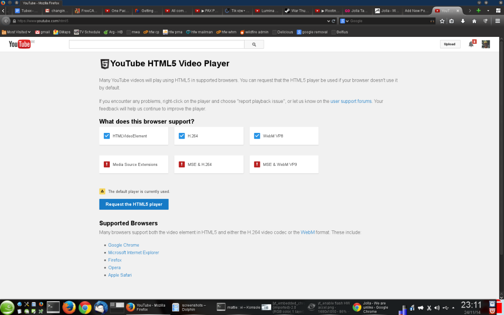 youtube html5 settings